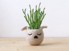 Succulent planter/dog head planter/cactus vase/puppy planter/Cute dog lover gift/gift for her